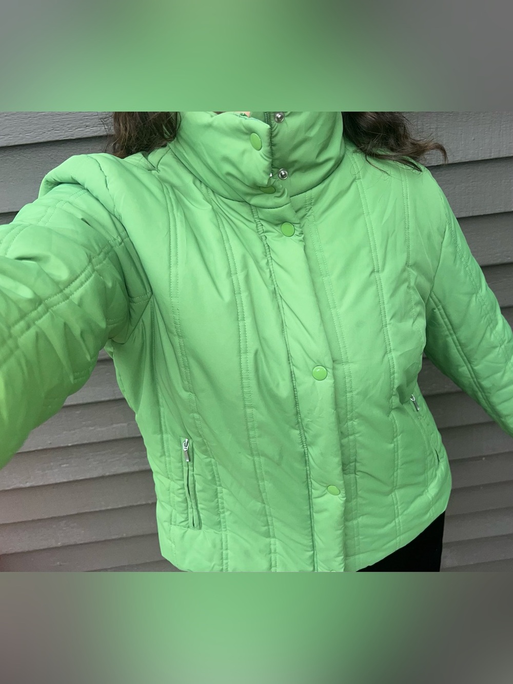 Green Fall/Winter Jacket